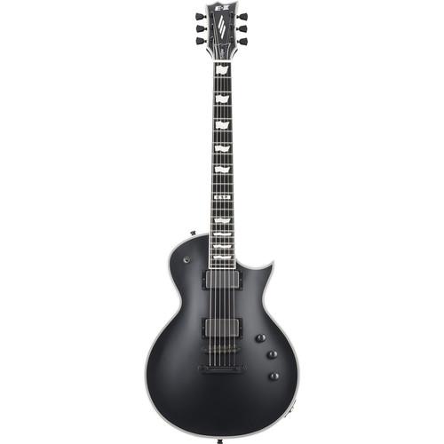 Esp E-Ii Eclipse Electric Guitar Black Satin - Red One Music