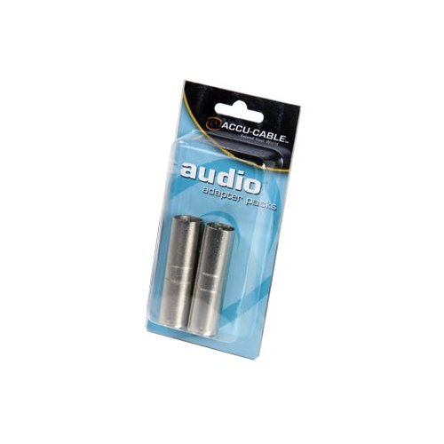 American DJ AXLRC3PMM 3-Pin XLR Male to 3-Pin XLR Male Adapter (2-Pack)