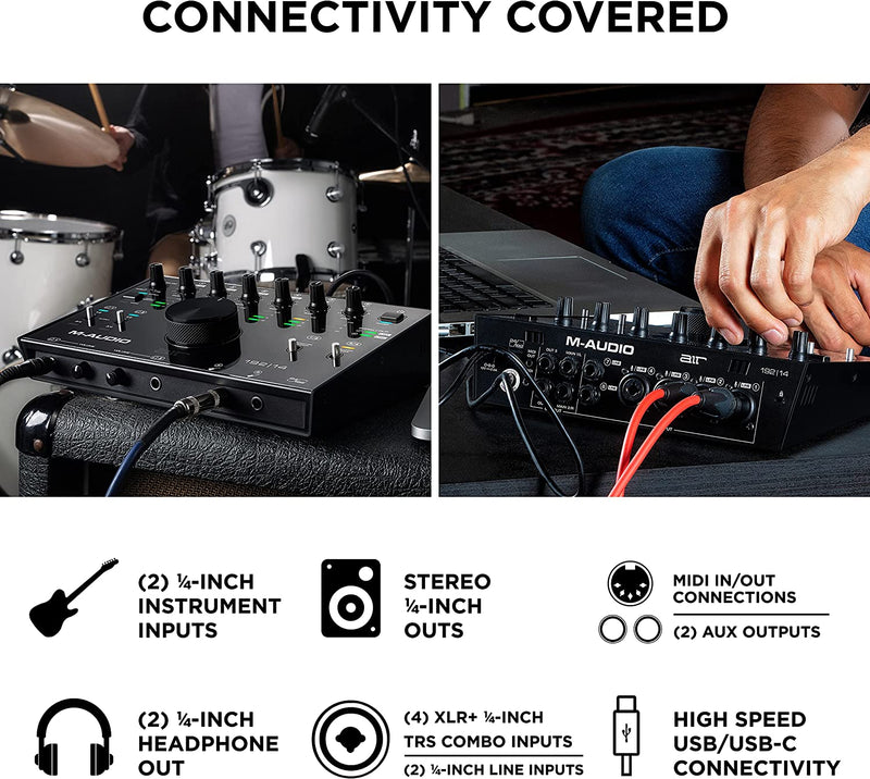 M-Audio AIR192X14XUS Air 192|14 Interface audio USB 8 entrées/4 sorties 24/192