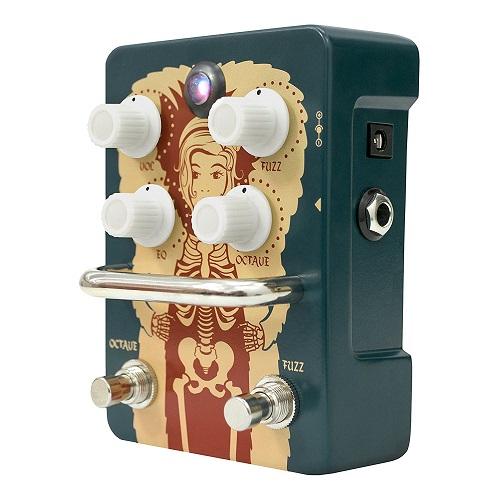 Orange Fur Coat  Octave Fuzz Pedal - Red One Music
