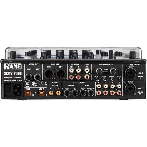 Decksaver DS-PC-RANE64 Cover Cover For Rane 64 Mixer - Red One Music