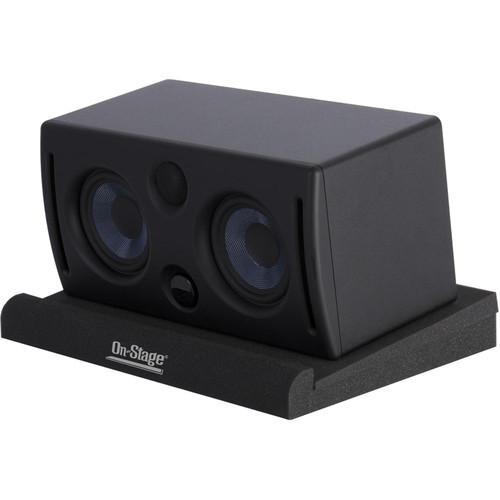 On-Stage Asp3021 Foam Speaker Platforms Large Pair - Red One Music
