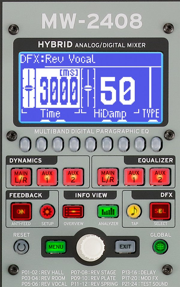 Korg MW1608 Table de mixage hybride 16 canaux