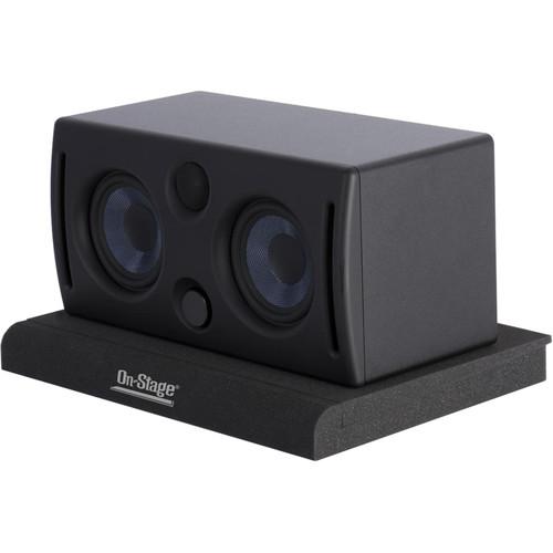 On-Stage Asp3021 Foam Speaker Platforms Large Pair - Red One Music
