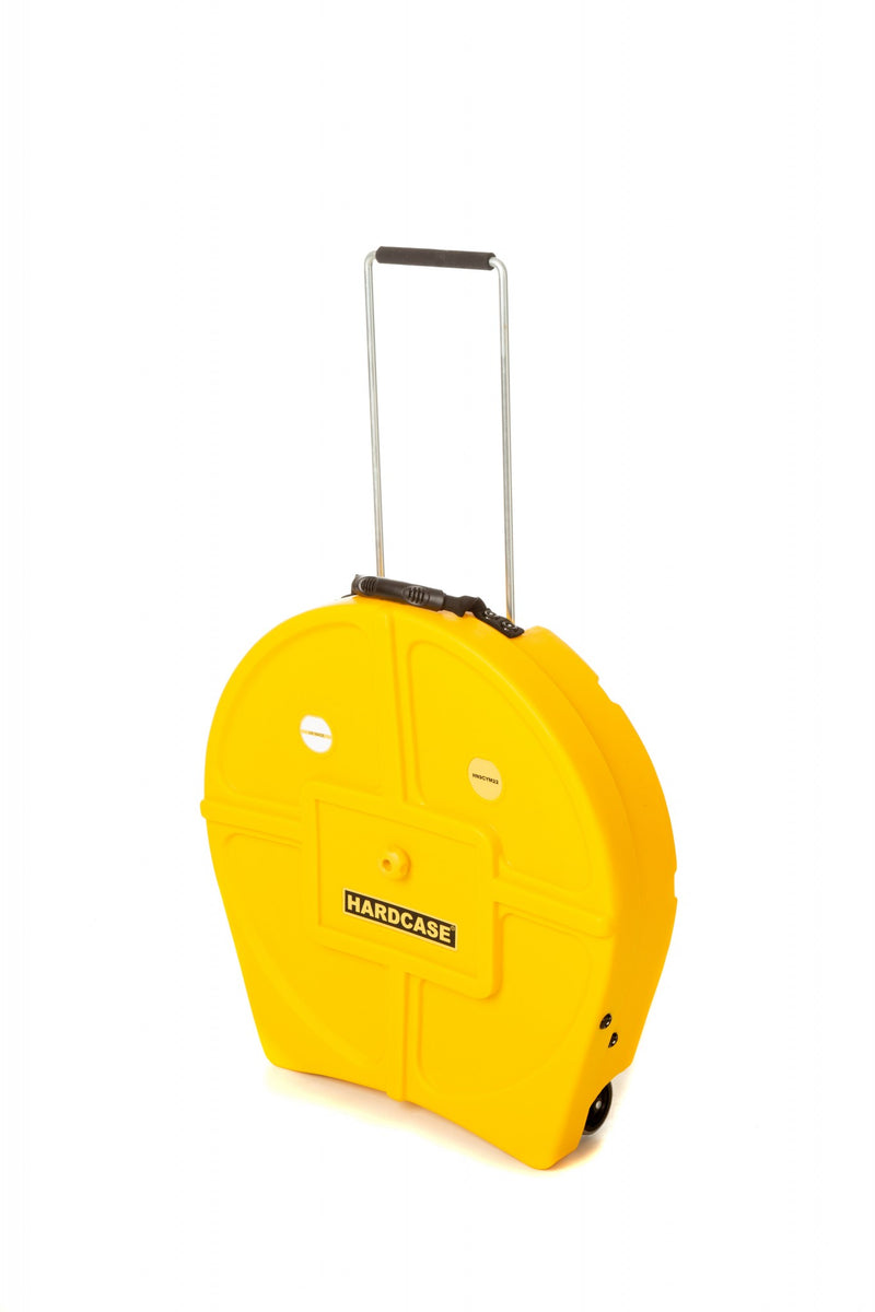 Hardcase HNP9CYM22Y With Wheels 22" Cymbal Case (Yellow)