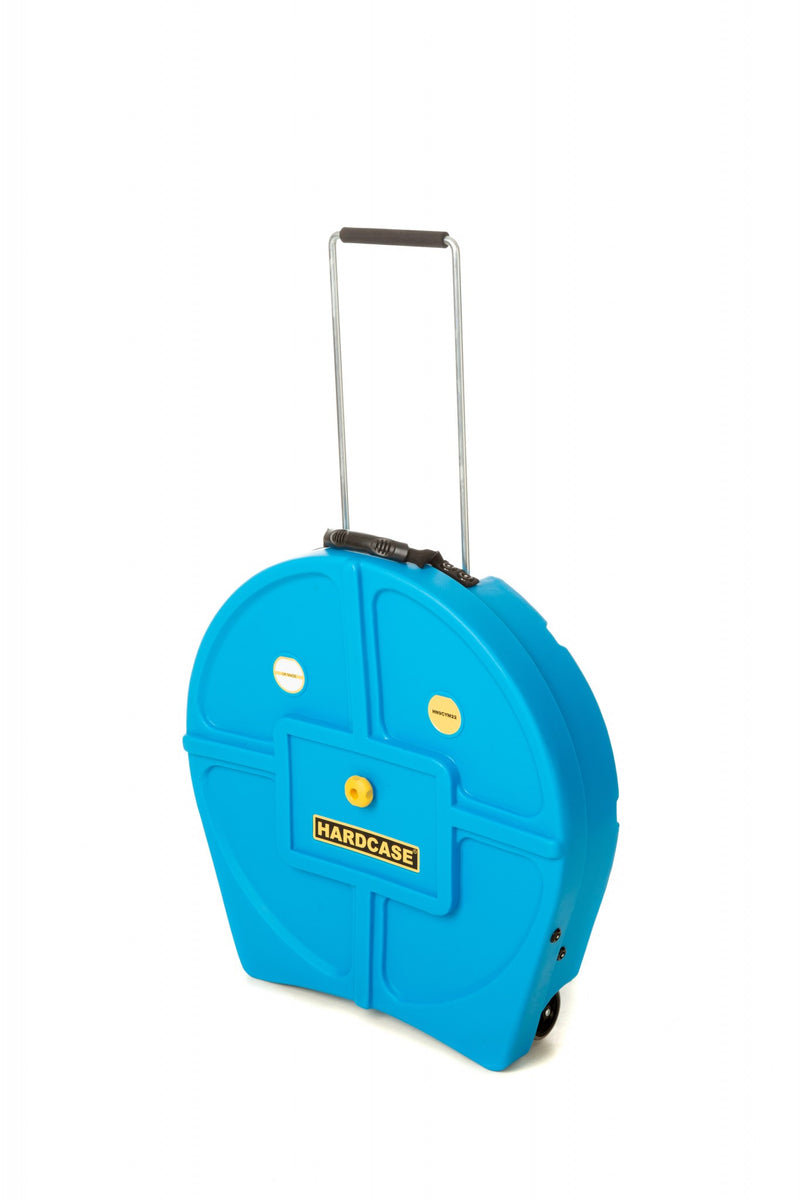 Hardcase HNP9CYM22LB With Wheels 22" Cymbal Case (Light Blue)