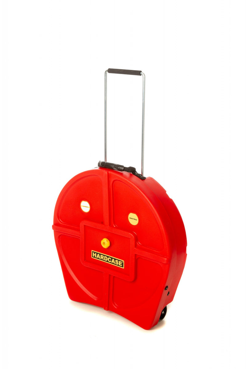 Hardcase HNP9CYM22R With Wheels 22" Cymbal Case (Red)