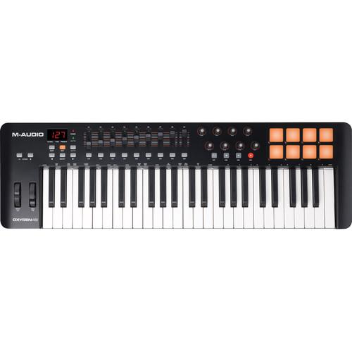 M-Audio Oxygen 49 IV USB Midi Keyboard Controller - Red One Music