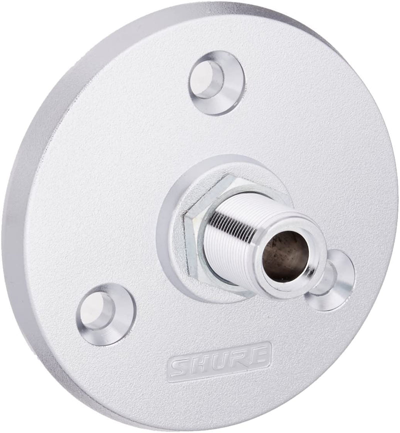 Shure A13HD Bride de montage robuste pour supports de microphone à col de cygne et à tige (argent mat)
