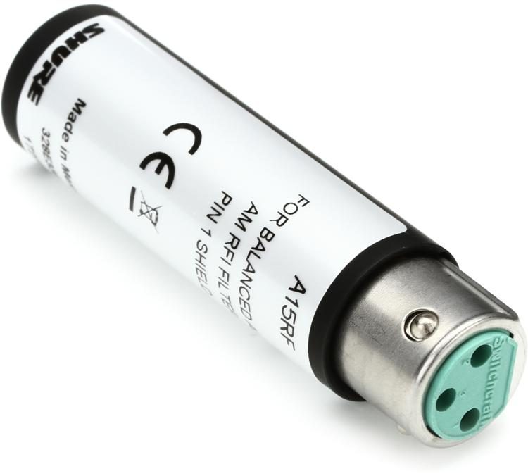 Shure A15RF In-Line 3-Pin XLR Radio Frequency Attenuator