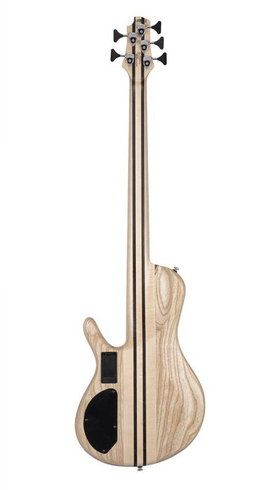 Cort A5-BEYOND-CASE-OPBN 5-String Multi-Scale Bass (Open Pore Bubinga Natural)