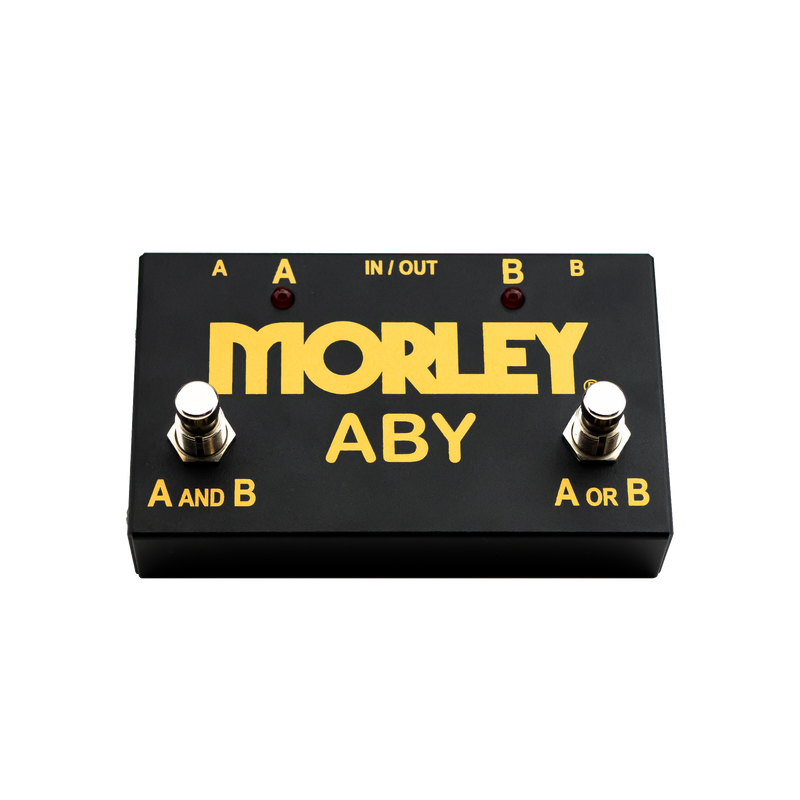 Morley ABY-G Gold Series ABY 2-Button Switcher/Combiner Pedal