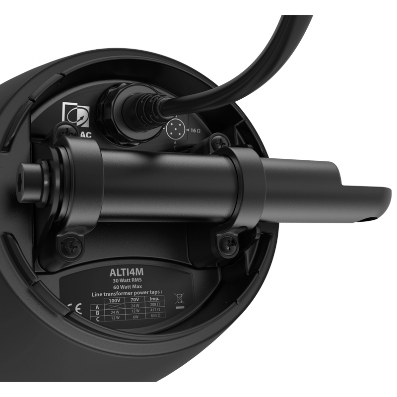 Audac ALTI6M Haut-parleur 2 voies à montage en surface - 6,5" (Noir)