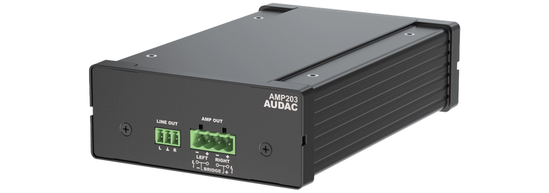 Audac AMP203 Mini amplificateur stéréo Dante