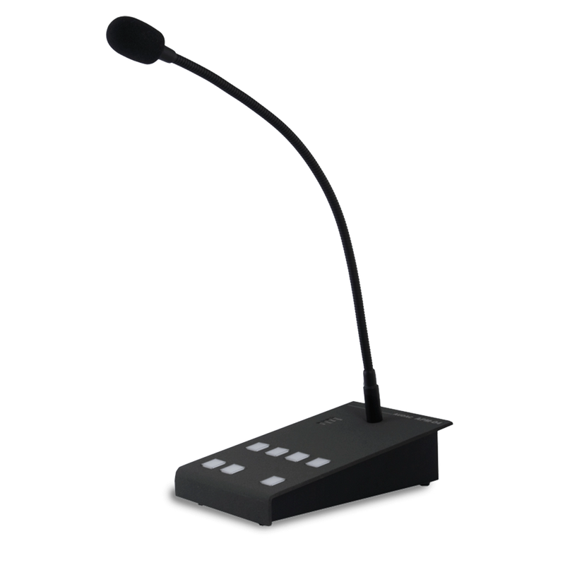 Audac APM104MK2 Microphone de radiomessagerie numérique 4 zones