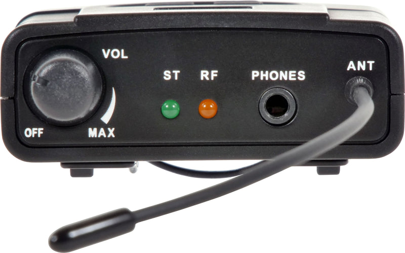 Système de moniteur intra-auriculaire personnel sans fil stéréo 16 canaux Galaxy Audio AS-950
