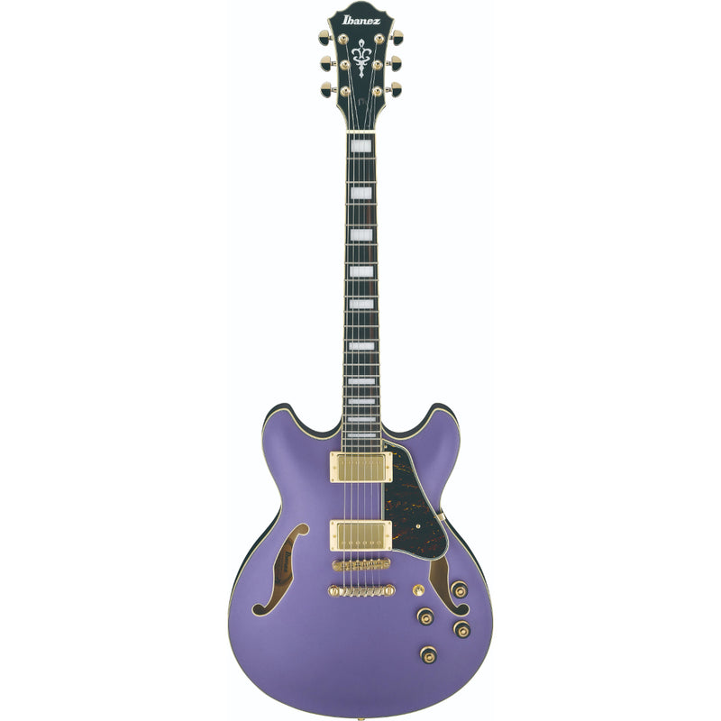 Ibanez AS73GMPF Artcore Series Semi Hollow-Body Electric Guitar (Metallic Purple Flat)
