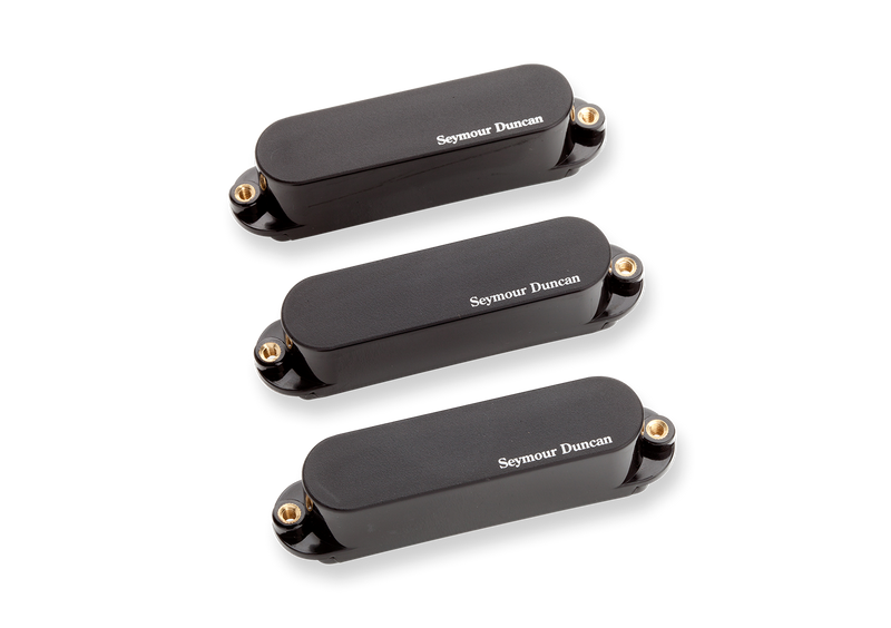Seymour Duncan 11206-12-B AS-1s Blackouts, Hot Strat Set Noir