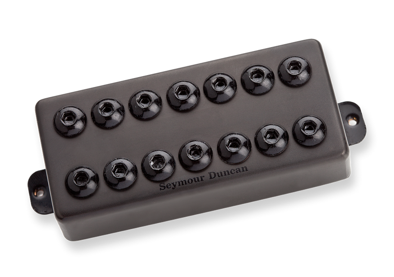 Seymour Duncan 11102-29-P-BLKM-7STR SH-8n7S Invader Neck Passive Mount 7 cordes Black Metal