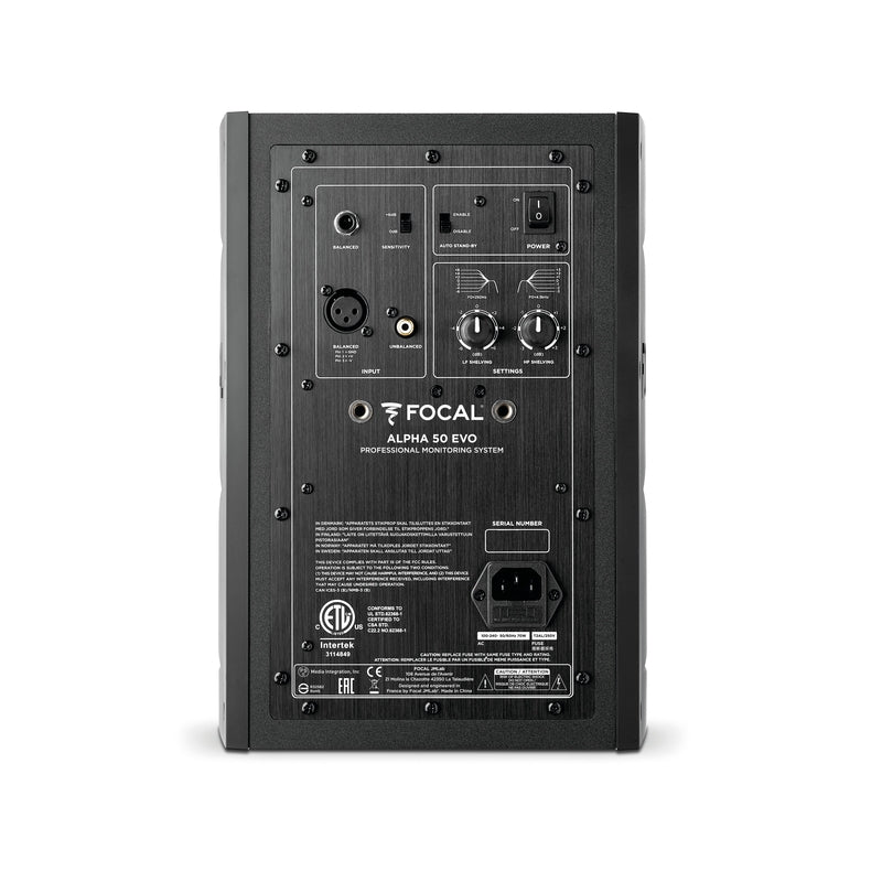 Focal ALPHA 50 EVO Powered Studio Monitor (Single) - 5"
