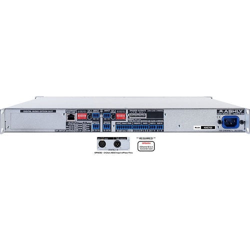 Ashly Nx754 1U 4-Channel Multi-Mode Network Power Amplifier - Red One Music