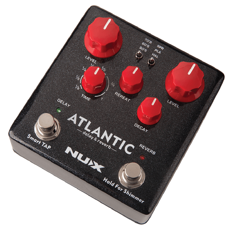 NuX ATLANTIC-NUX Pédale de retard et de réverbération