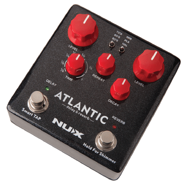 NuX ATLANTIC-NUX Pédale de retard et de réverbération