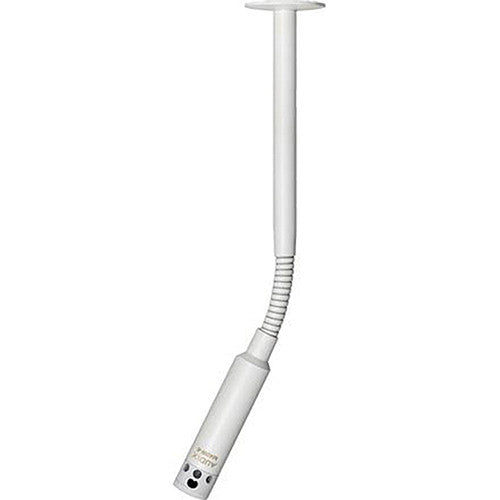 Audix M40W6 Miniature High-Output Cardioid Ceiling Microphone w/ 6" Gooseneck - White