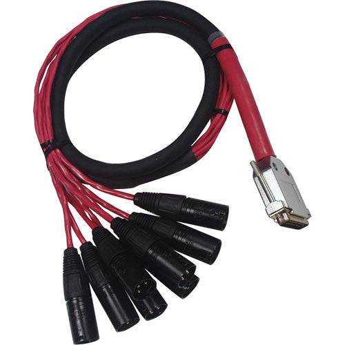 Avid DB25-XLRM Analog To Digital 4' Output Snake