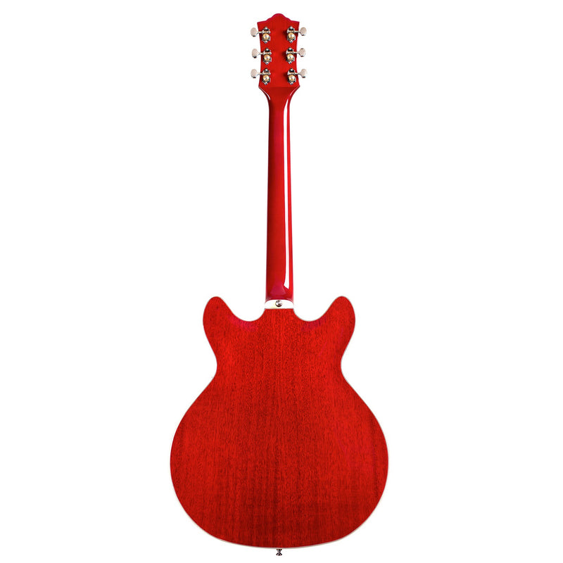 Guild NEWARK Starfire 1-DC Guitare électrique double corps avec pont Tune-O-Matic - Rouge cerise 
