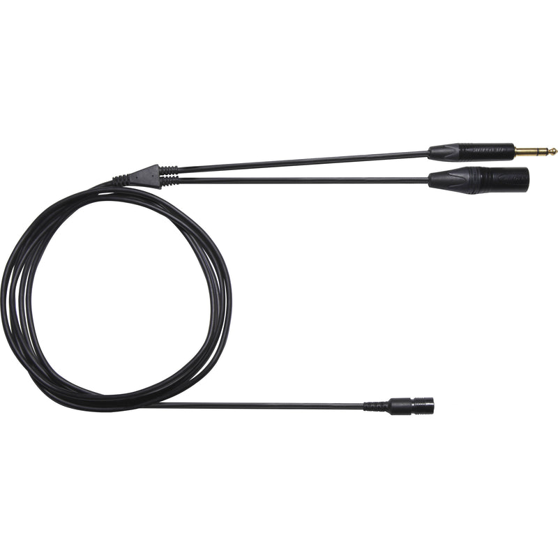 Shure BCASCA-NXLR3QI XLR 3 broches + câble 1/4 pour casques BRH