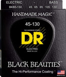 DR Handmade Strings BKB5-130 Black Beauties Coated Bass 5 String Pack - Medium (45-130)