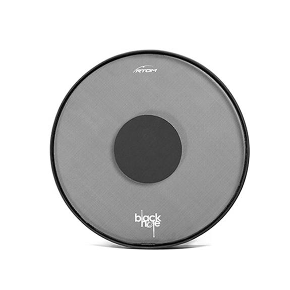 RTOM BLKHOL12 Black Hole Snap-on Tuneable Mesh Head Practice Pad - 12" Tom