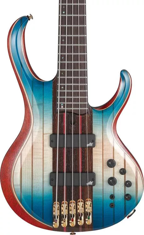 Ibanez Premium BTB1935 Guitare basse électrique 5 cordes (Caribbean Islet Low Gloss)