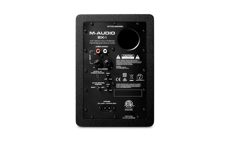 Paire de moniteurs de référence multimédia Bluetooth BX4BT 120 W M-Audio 4,5"