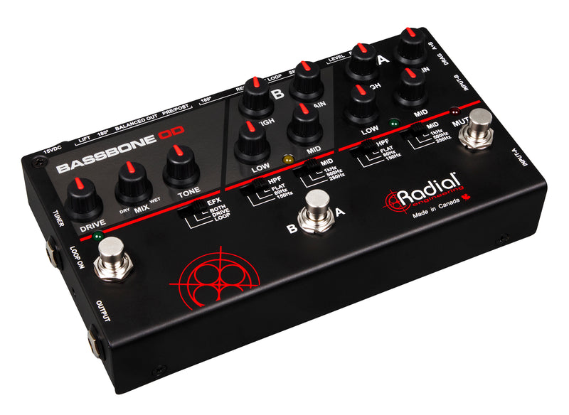 Radial Engineering BASSBONE OD Bass Guitar Preamp