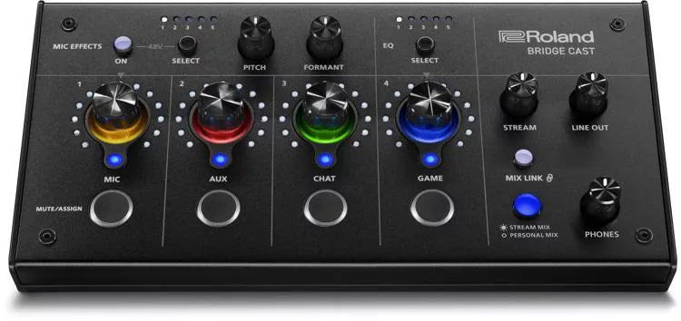 Roland BRIDGE CAST Dual-bus Gaming Audio Mixer