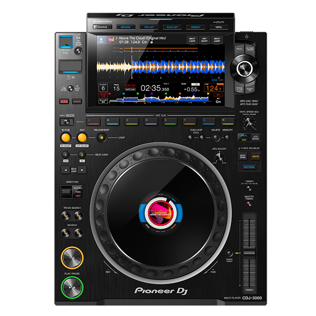 Pioneer DJ CDJ-3000 Pro DJ High-Resolution Multi-Player (Black)