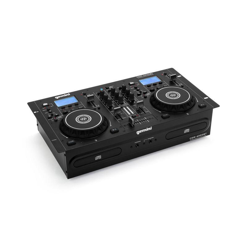 Gemini CDM-4000BT 2-Channel Professional Dual CD/USB Media Player With Bluetooth