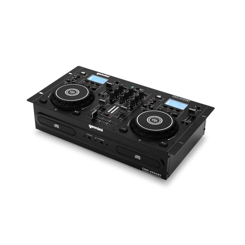 Gemini CDM-4000BT 2-Channel Professional Dual CD/USB Media Player With Bluetooth