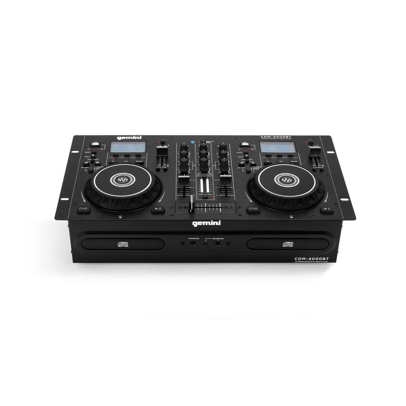 Gemini CDM-4000BT 2-Channel Professional Dual CD/USB Media Player With Bluetooth