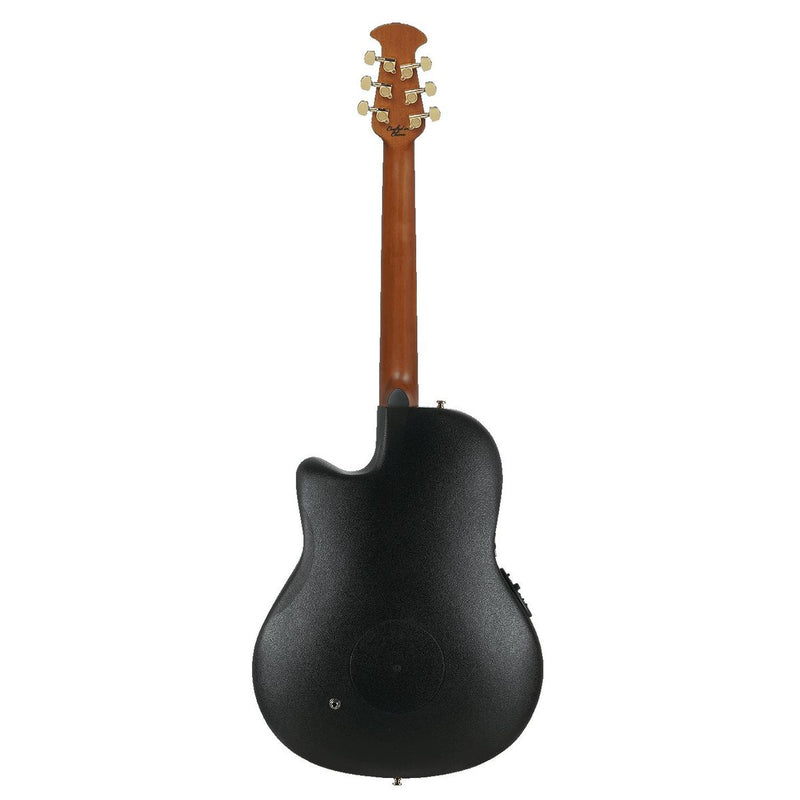 Ovation CE44P-SM - Guitare électro-acoustique à corps Lyrachord de profondeur moyenne - Naturel