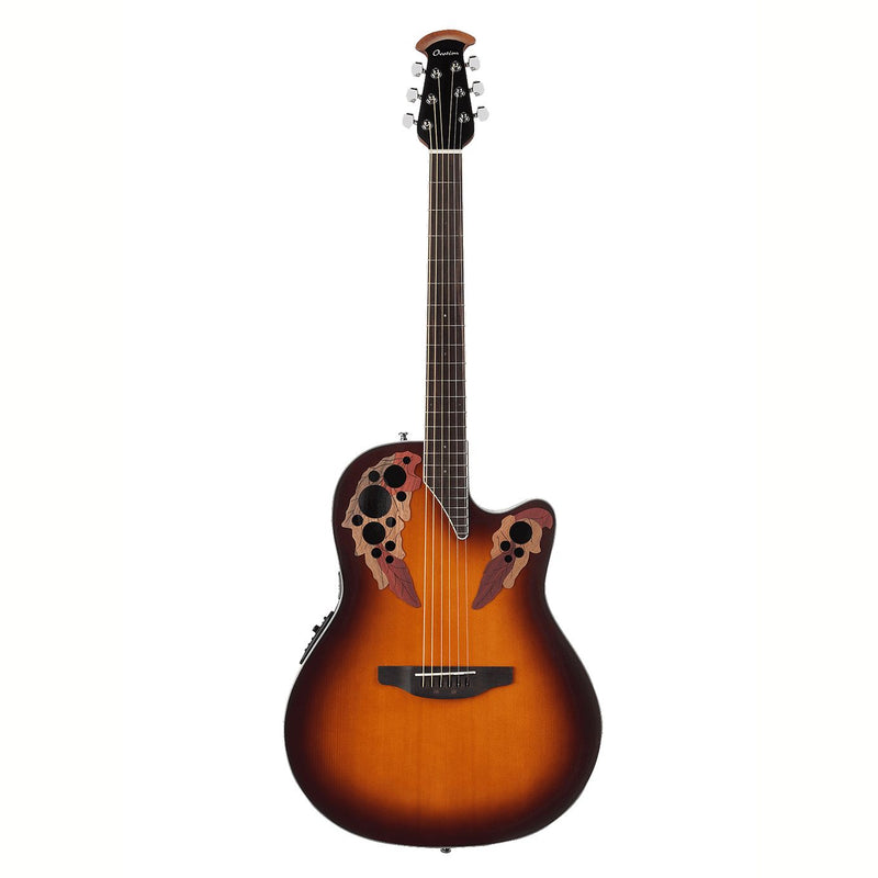 Ovation CE48-1 Celebrity Elite - Super Shallow Body Acoustic-Electric Guitar - Sunburst