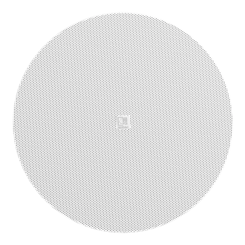 Audac GLI06 Grille avant pour série CALI6 avec tissu et traitement extérieur (blanc)