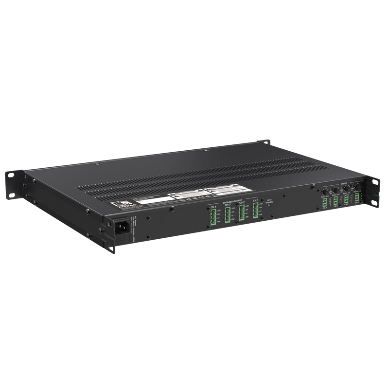 Audac CEP408 Quad Channel 4 Ohm Energy-Efficient Amplifier