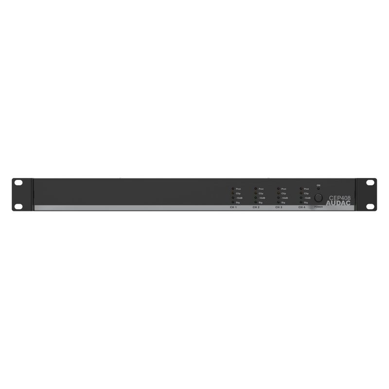 Audac CEP408 Quad Channel 4 Ohm Energy-Efficient Amplifier