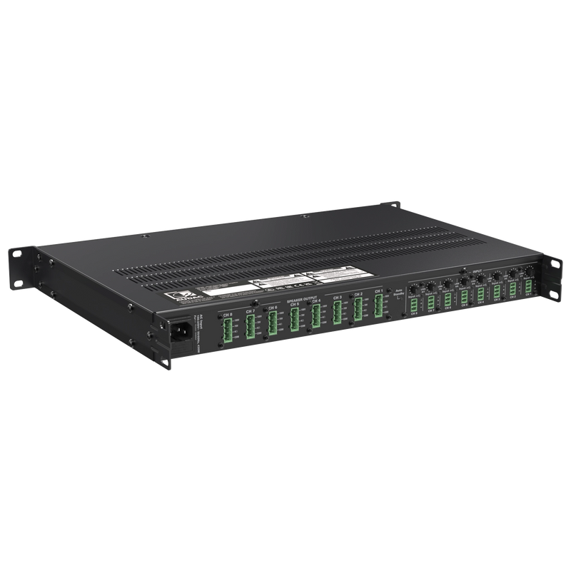 Audac CEP803 Octo Channel 4 Ohm Energy-Efficient Amplifier