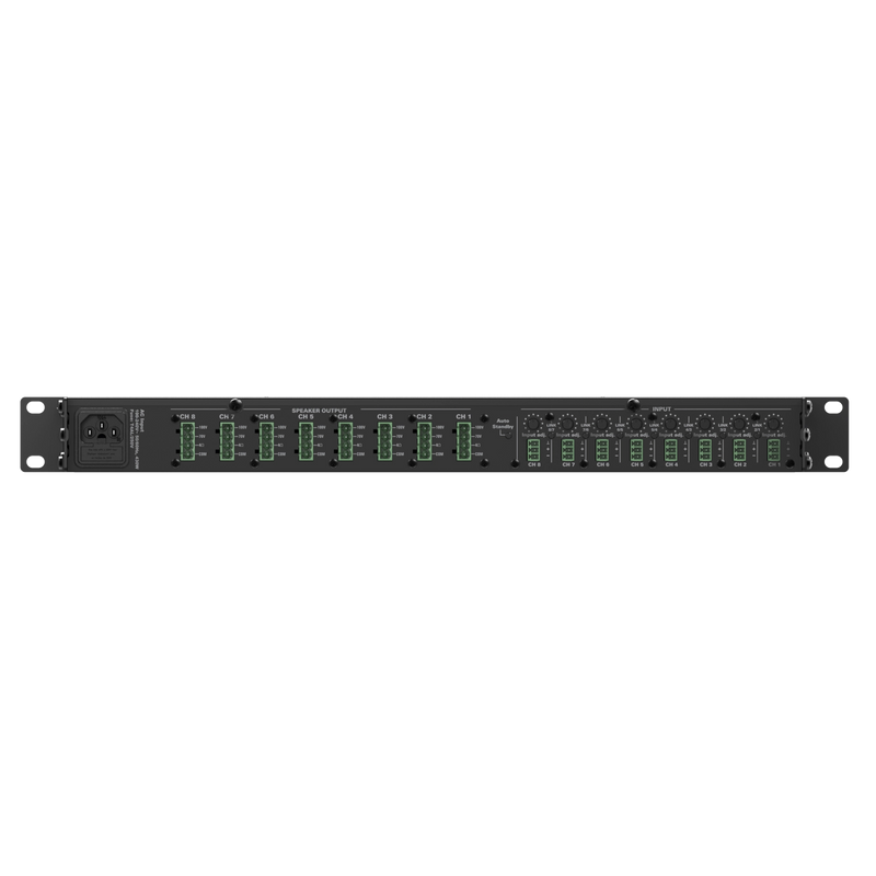 Audac CEP803 Octo Channel 4 Ohm Energy-Efficient Amplifier