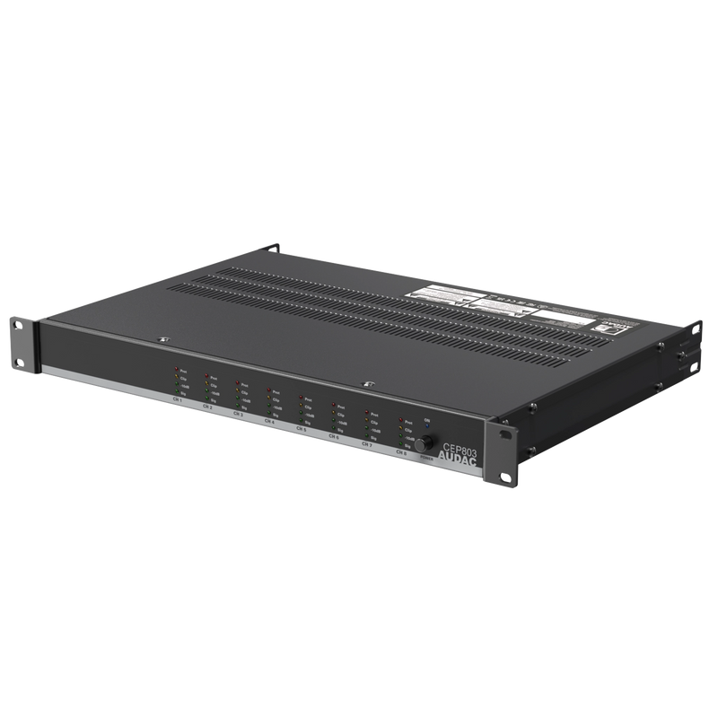 Audac CEP803 Octo Channel 4 Ohm Energy-Efficient Amplifier