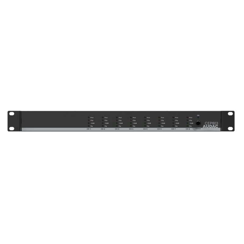 Audac CEP803 Octo Channel 4 Ohm Energy-Efficient Amplifier